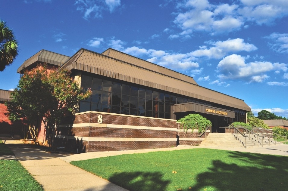 The Ashmore Auditorium, Building 8.