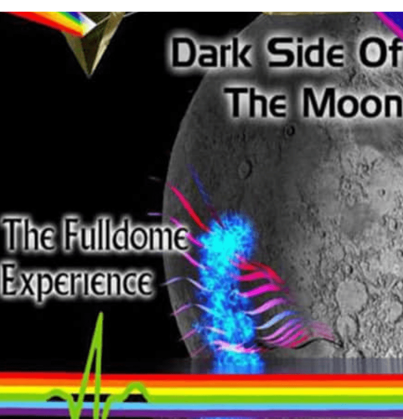 Decorative image of the Pink Floyd Dark Side of the Moon Planetarium show.