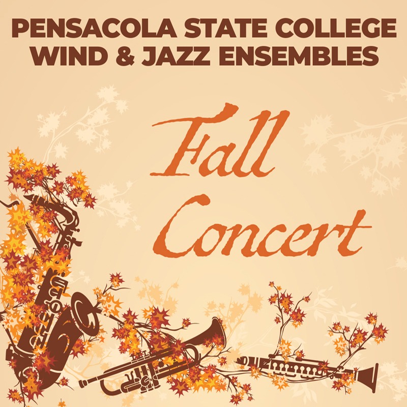 Concert copy Decorative image for the PSC Wind & Jazz Ensembles Fall Concert.