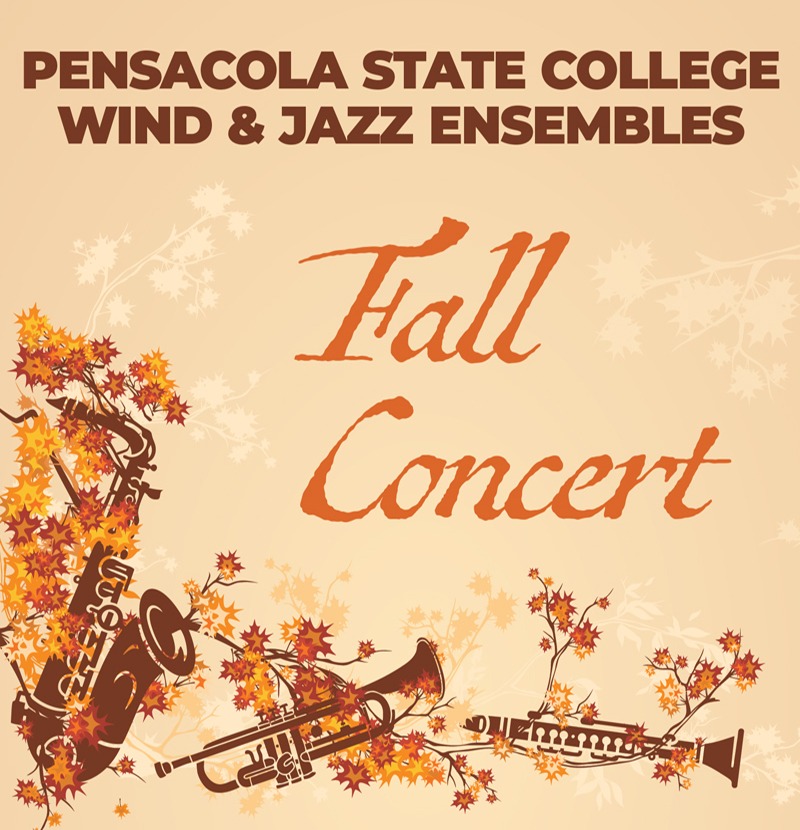 Decorative image for the PSC Wind & Jazz Ensembles Fall Concert.