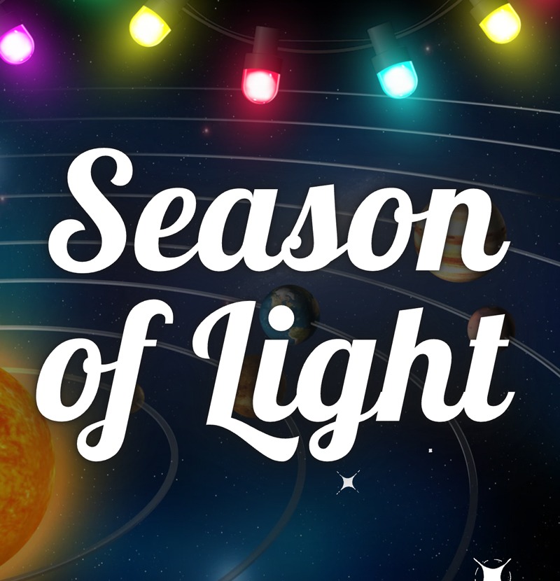 Season Decorative image for Season of Light Planetarium show.